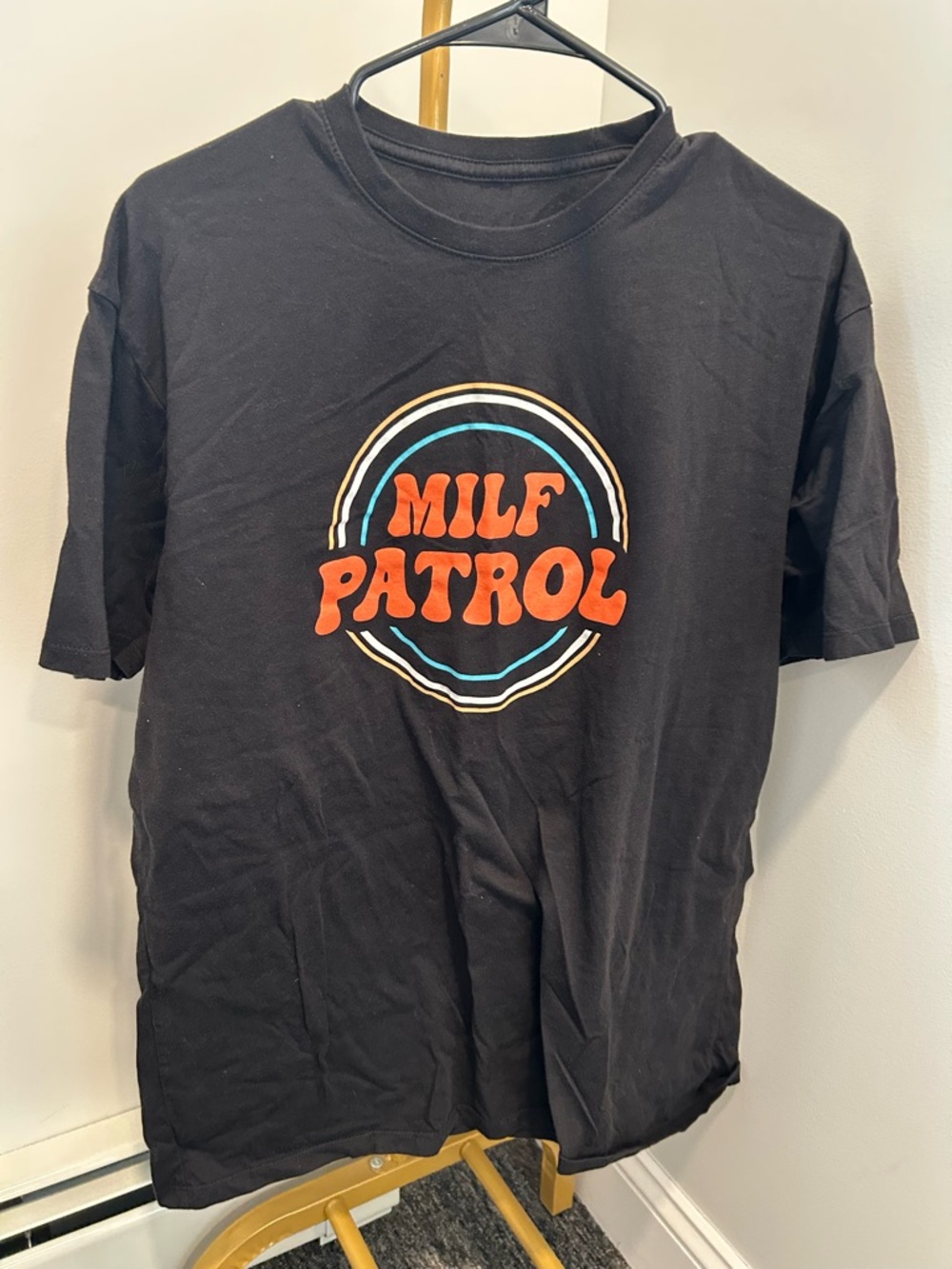 Black "MILF PATROL" Graphic Tee *free with bundle*